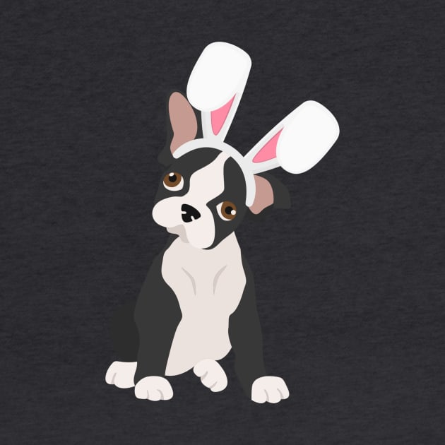 bunny Boston terrier by Kristalclick 